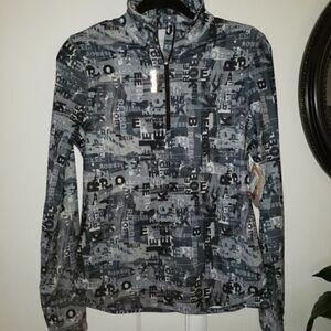 Reebok Typetoken Yoga Partial Zip Top